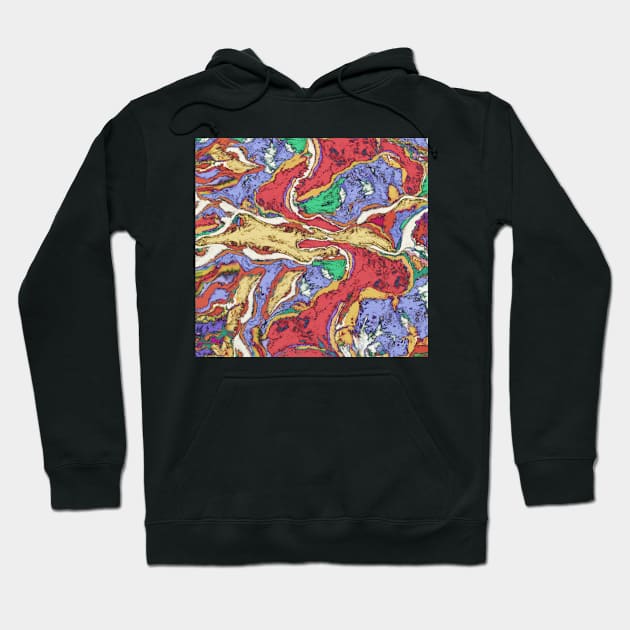 Complex waters Hoodie by Keith Mills